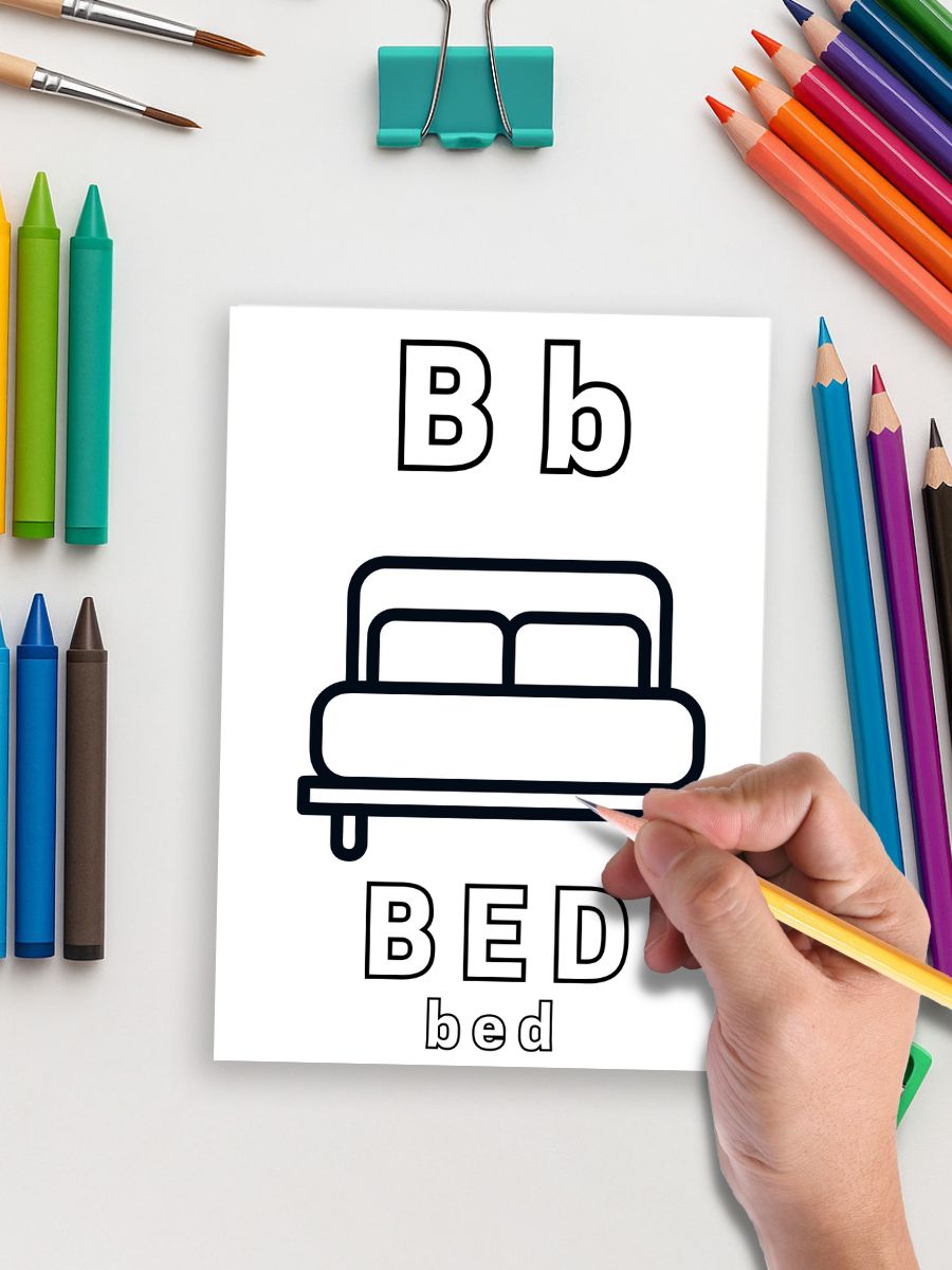 78 Preschool Alphabet Coloring Pages – Bild 5