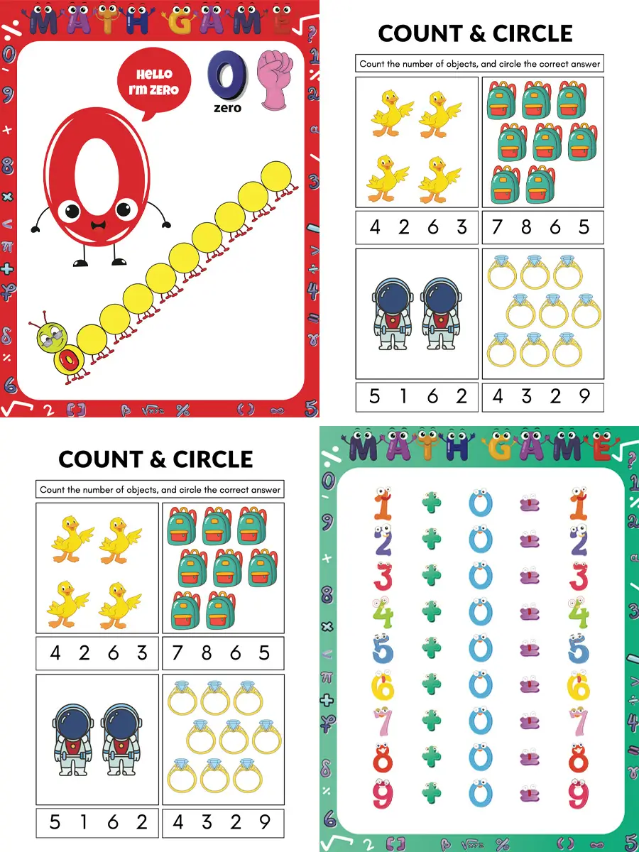 Preschool Number Game Bundle – 1170 Pages of Early Math Fun – Bild 2